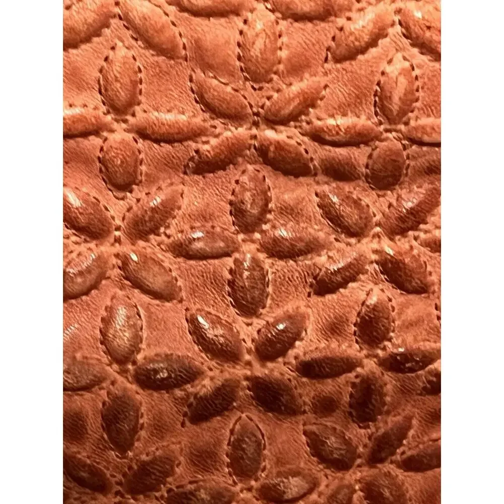 Anabaglish Floral Quilted Crossbody Bag Shoulder Handbag Zip Top Rust Sundance - Picture 5 of 14